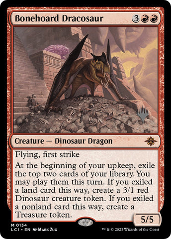 Bonehoard Dracosaur (Promo Pack) [The Lost Caverns of Ixalan Promos]