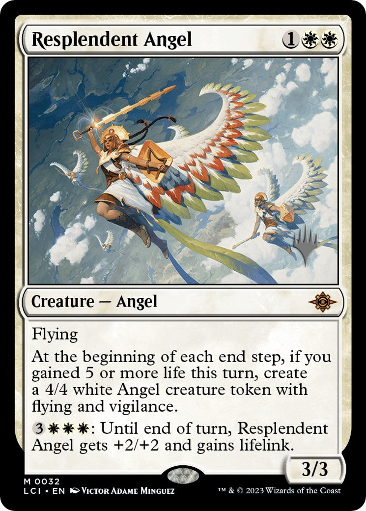 Resplendent Angel (Promo Pack) [The Lost Caverns of Ixalan Promos] | Gauntlet Hobbies - Angola