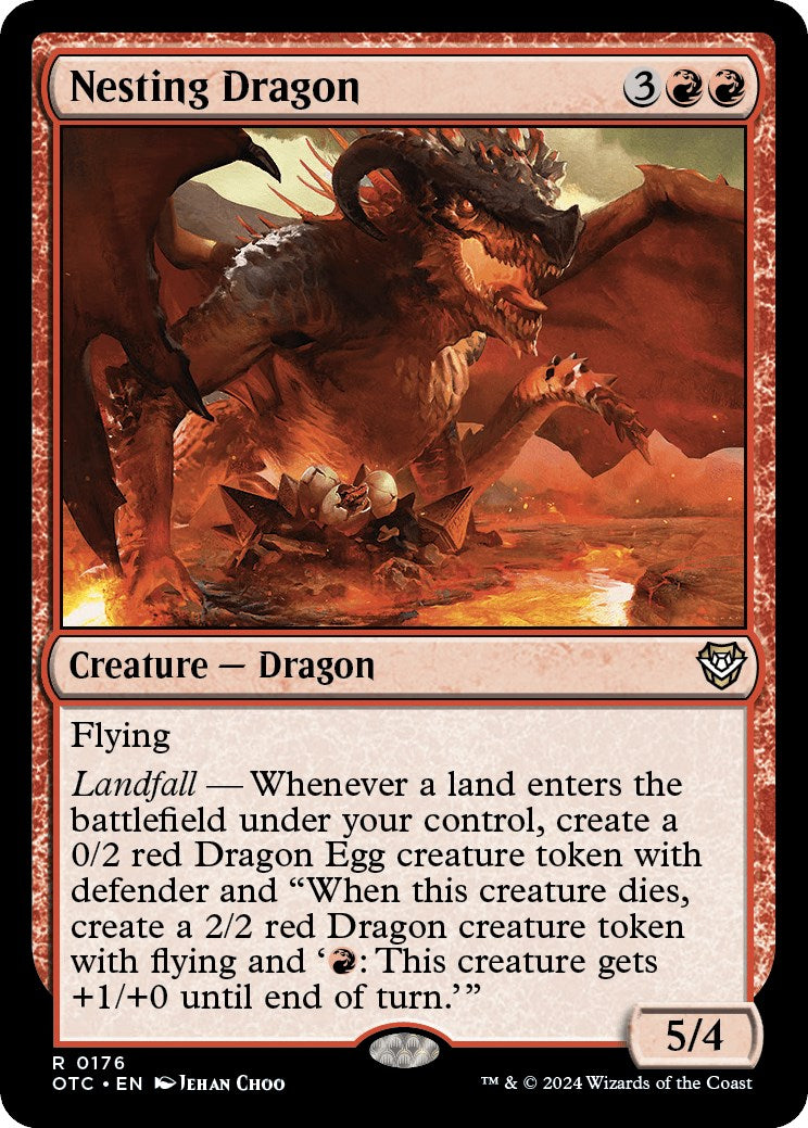 Nesting Dragon [Outlaws of Thunder Junction Commander] | Gauntlet Hobbies - Angola
