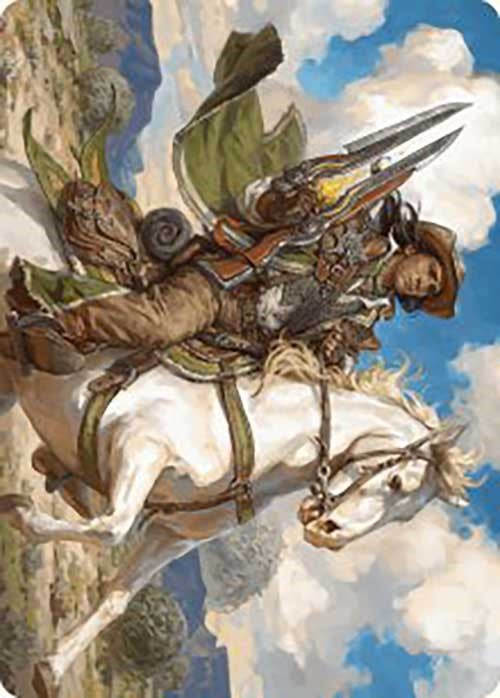 Wylie Duke, Atiin Hero Art Card [Outlaws of Thunder Junction Art Series] | Gauntlet Hobbies - Angola