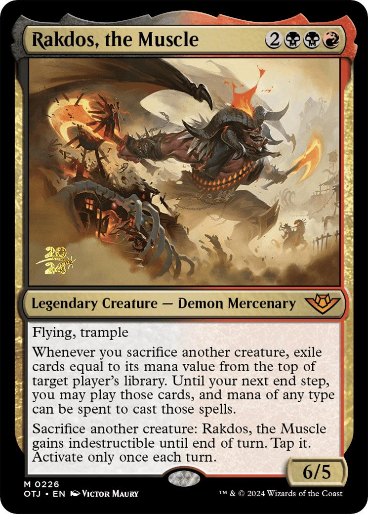 Rakdos, the Muscle [Outlaws of Thunder Junction Prerelease Promos] | Gauntlet Hobbies - Angola