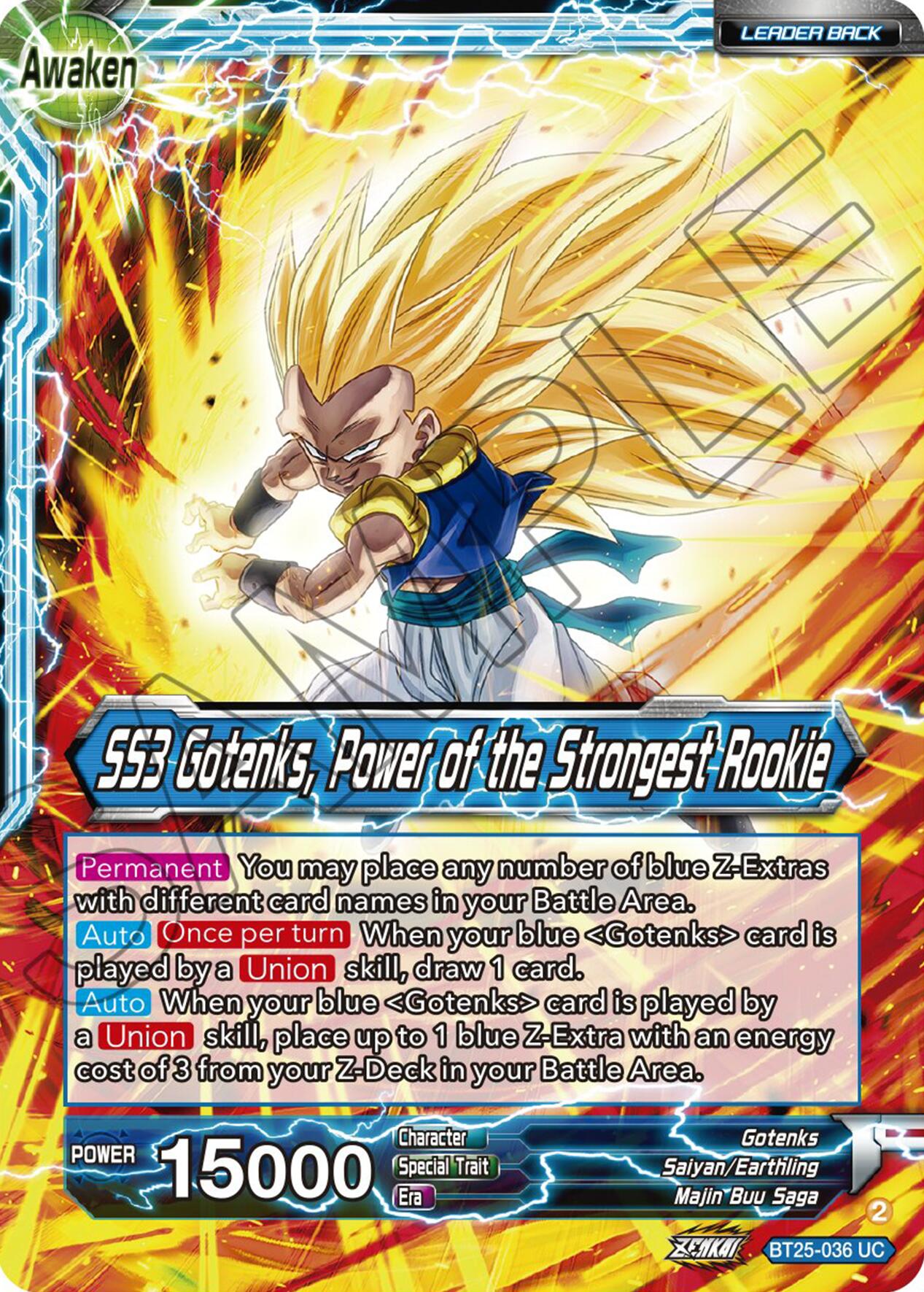 Gotenks // SS3 Gotenks, Power of the Strongest Rookie (BT25-036) [Legend of the Dragon Balls] | Gauntlet Hobbies - Angola