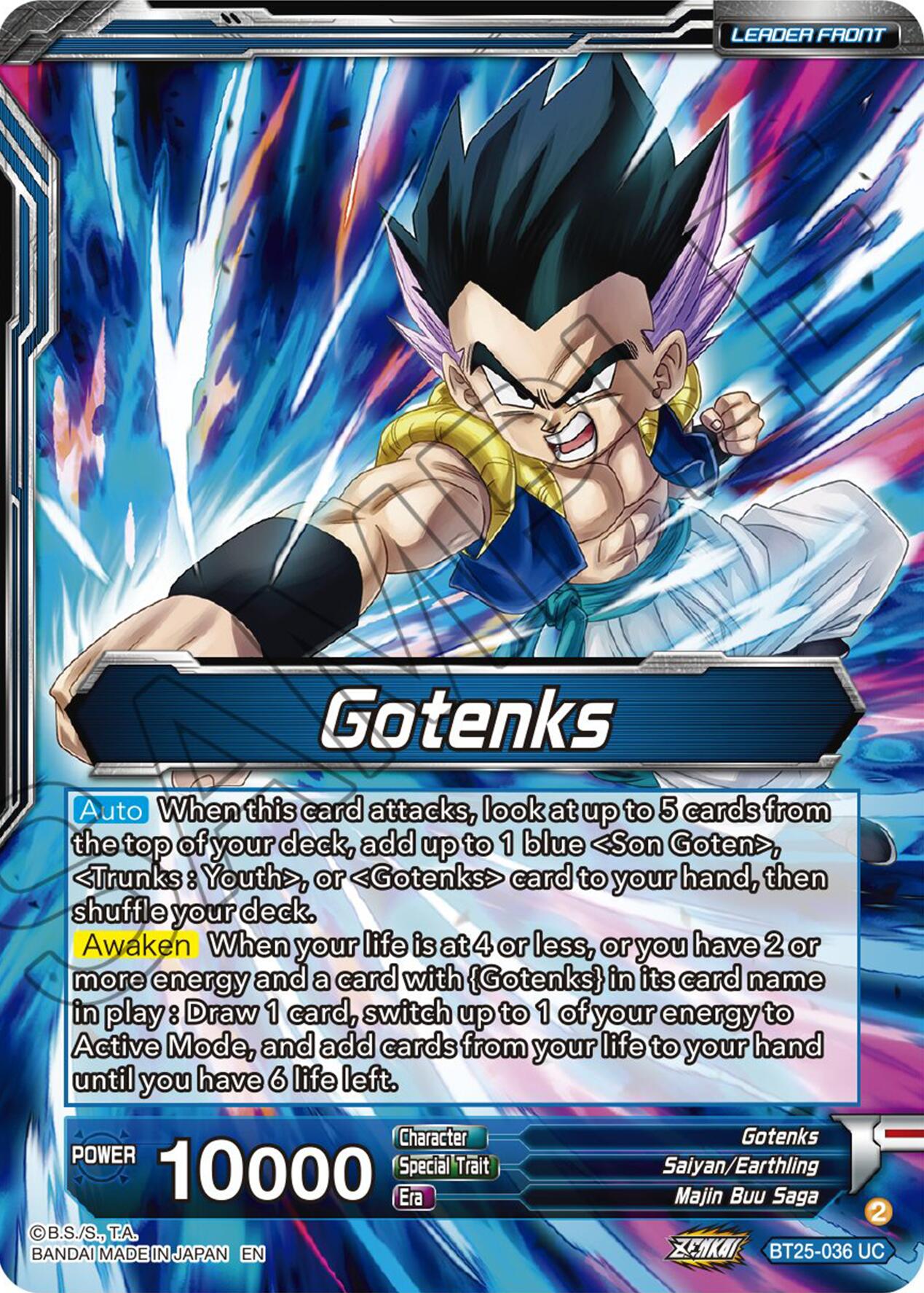 Gotenks // SS3 Gotenks, Power of the Strongest Rookie (BT25-036) [Legend of the Dragon Balls] | Gauntlet Hobbies - Angola