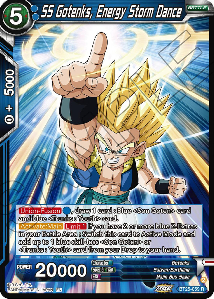 SS Gotenks, Energy Storm Dance (BT25-059) [Legend of the Dragon Balls]