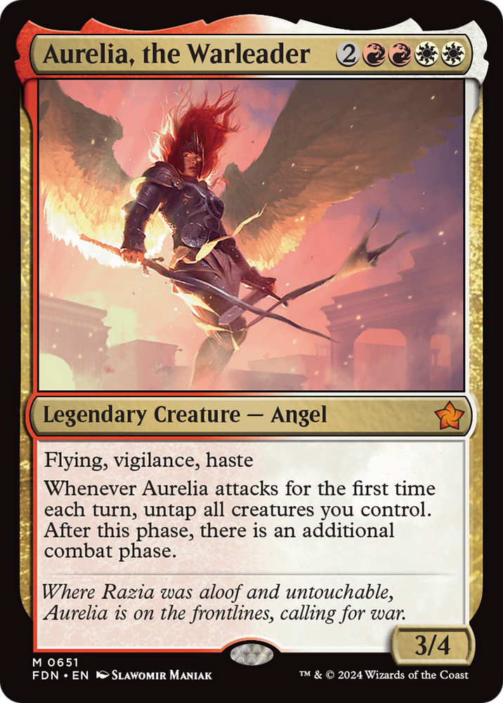 Aurelia, the Warleader [Foundations]