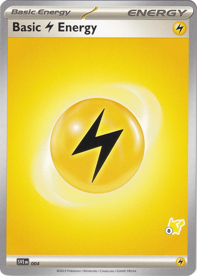 Basic Lightning Energy (004) (Pikachu Stamp #8) [Battle Academy 2024] | Gauntlet Hobbies - Angola