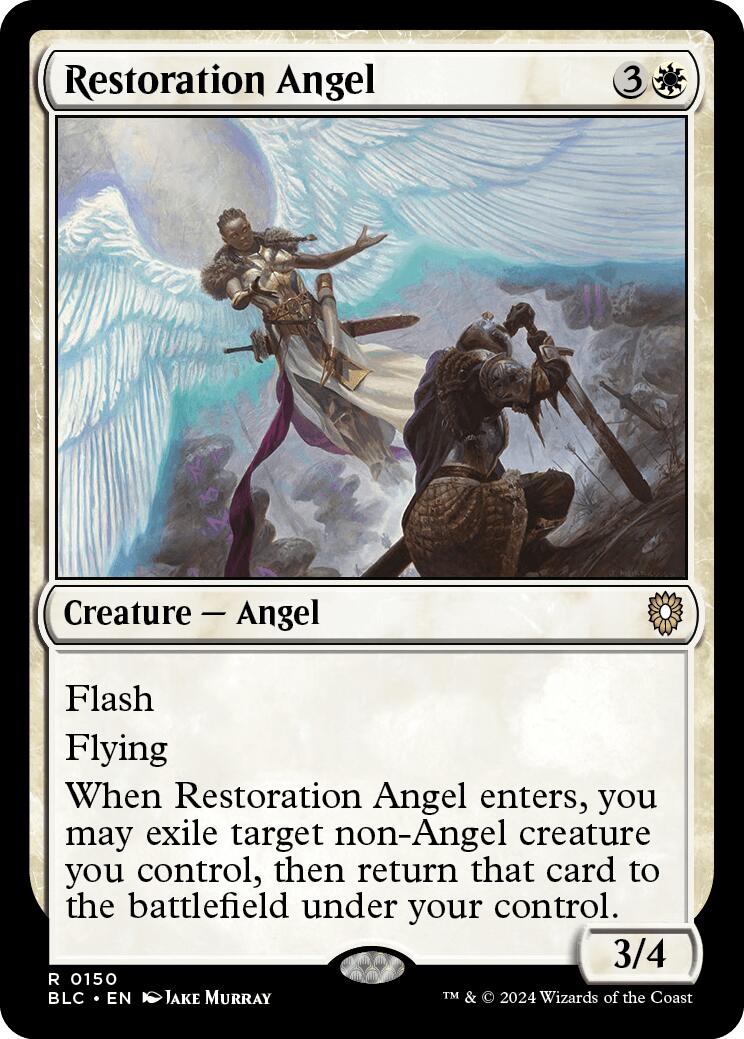 Restoration Angel [Bloomburrow Commander] | Gauntlet Hobbies - Angola