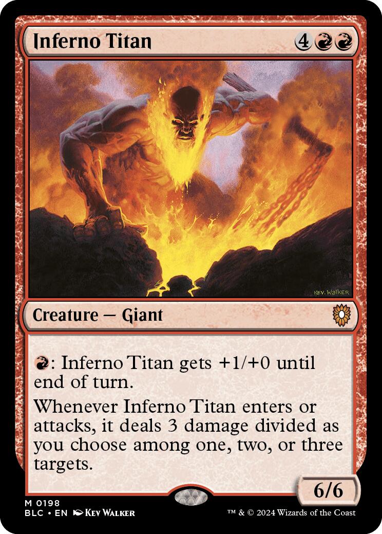 Inferno Titan [Bloomburrow Commander] | Gauntlet Hobbies - Angola