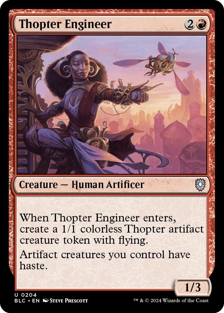 Thopter Engineer [Bloomburrow Commander] | Gauntlet Hobbies - Angola