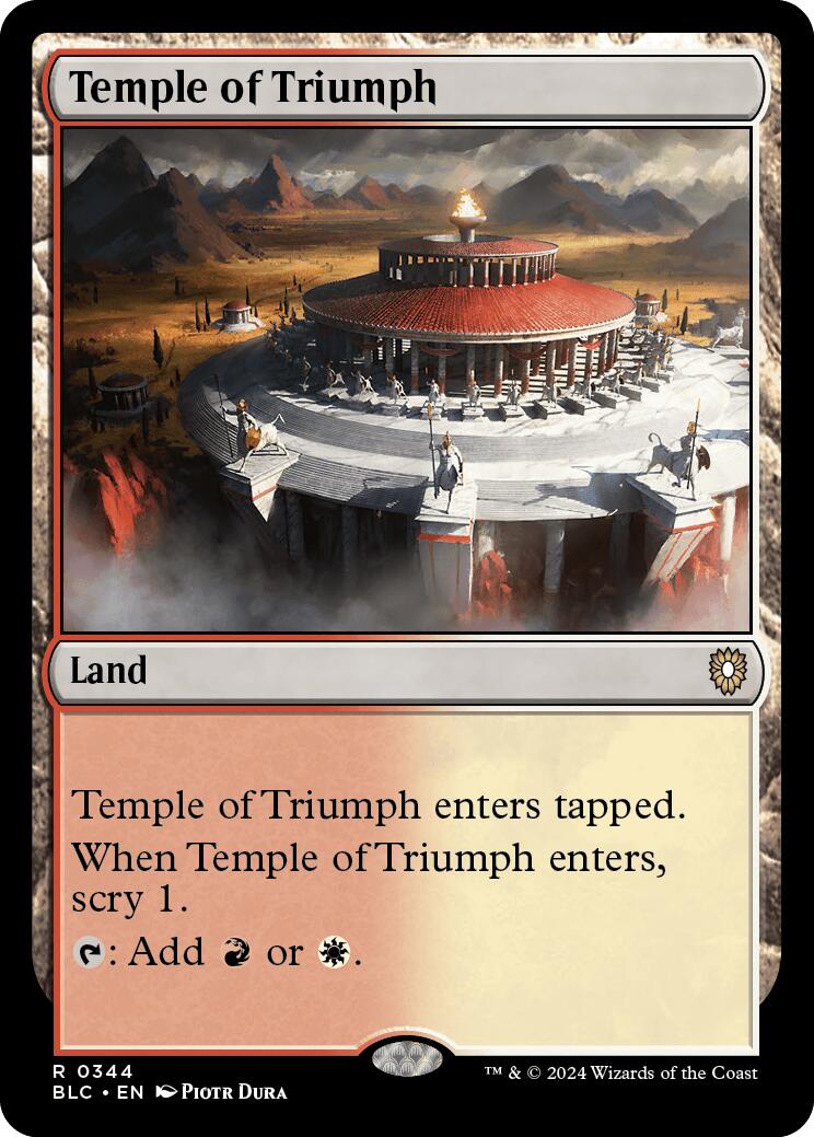 Temple of Triumph [Bloomburrow Commander] | Gauntlet Hobbies - Angola