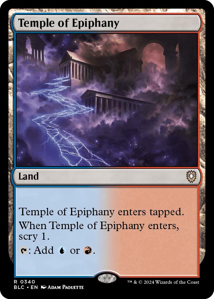 Temple of Epiphany [Bloomburrow Commander] | Gauntlet Hobbies - Angola