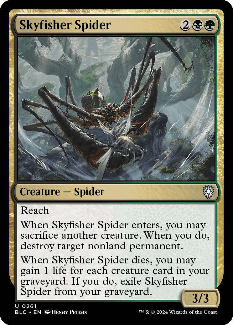 Skyfisher Spider [Bloomburrow Commander] | Gauntlet Hobbies - Angola