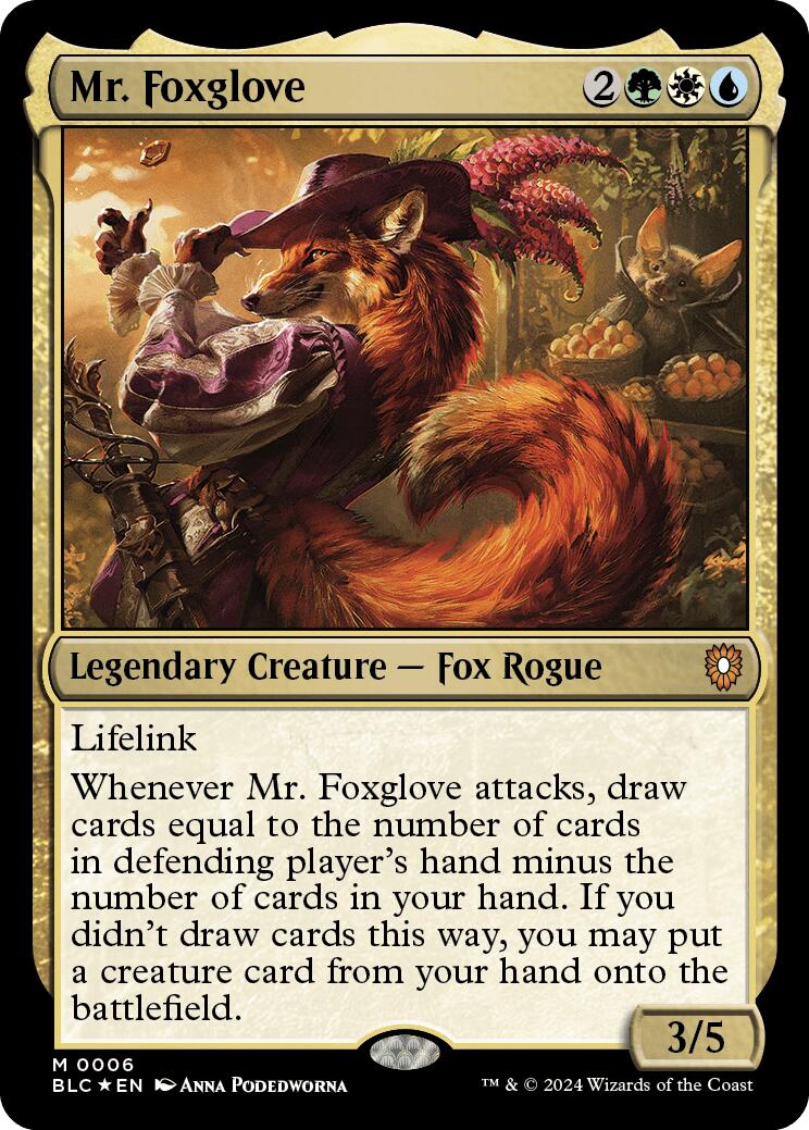 Mr. Foxglove [Bloomburrow Commander] | Gauntlet Hobbies - Angola