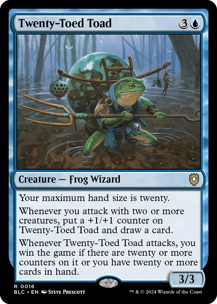 Twenty-Toed Toad [Bloomburrow Commander] | Gauntlet Hobbies - Angola