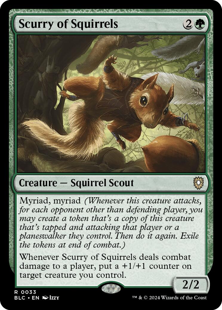 Scurry of Squirrels [Bloomburrow Commander] | Gauntlet Hobbies - Angola