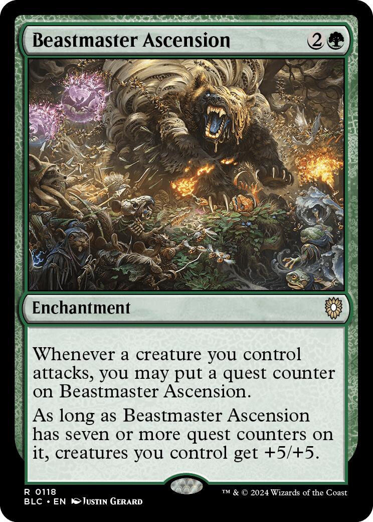 Beastmaster Ascension [Bloomburrow Commander] | Gauntlet Hobbies - Angola