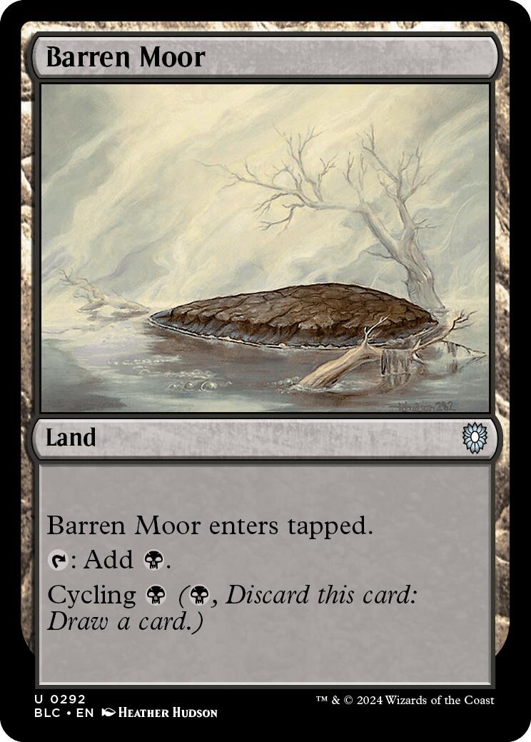 Barren Moor [Bloomburrow Commander] | Gauntlet Hobbies - Angola