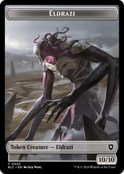 Eldrazi // Clue Double-Sided Token [Bloomburrow Commander Tokens]