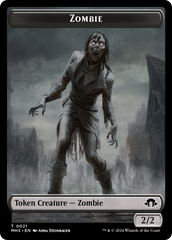 Phyrexian Germ // Zombie Double-Sided Token [Modern Horizons 3 Tokens] | Gauntlet Hobbies - Angola