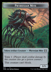 Rebel // Phyrexian Mite (012) Double-Sided Token [Phyrexia: All Will Be One Tokens] | Gauntlet Hobbies - Angola