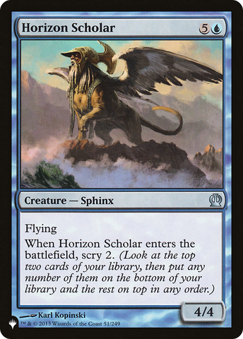 Horizon Scholar [The List Reprints]