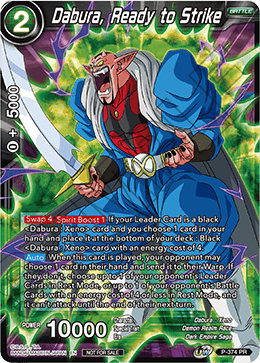 Dabura, Ready to Strike (Unison Warrior Series Boost Tournament Pack Vol. 7) (P-374) [Tournament Promotion Cards] | Gauntlet Hobbies - Angola