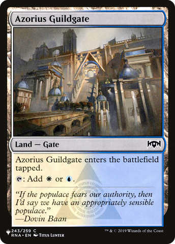 Azorius Guildgate [The List]