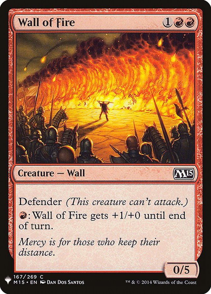 Wall of Fire [Mystery Booster] | Gauntlet Hobbies - Angola