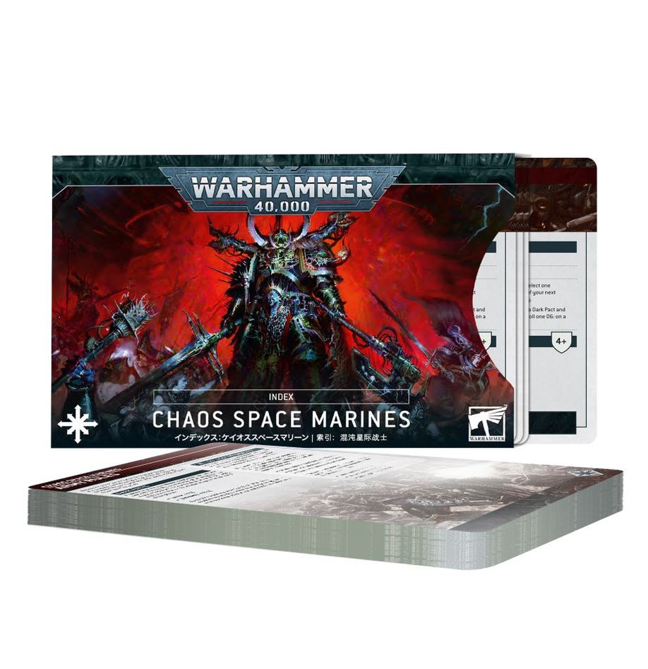 Warhammer 40k: Chaos Space Marines Index | Gauntlet Hobbies - Angola