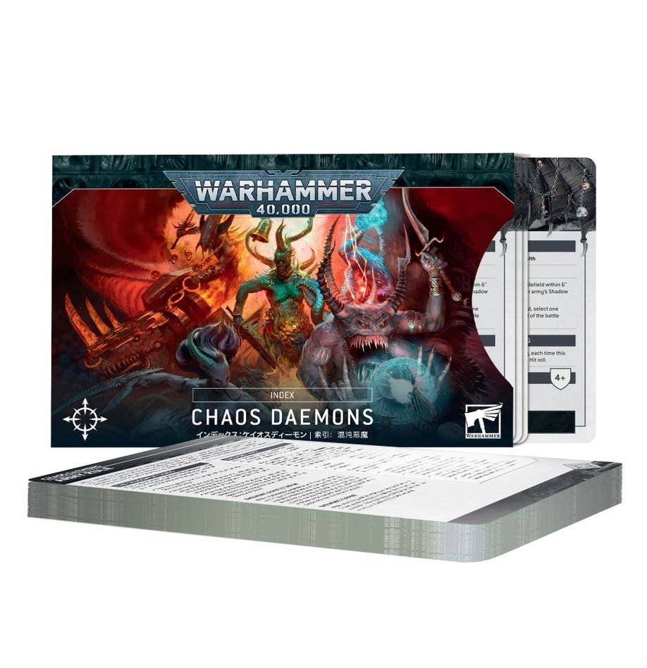 Warhammer 40k: Chaos Daemon Index Cards | Gauntlet Hobbies - Angola