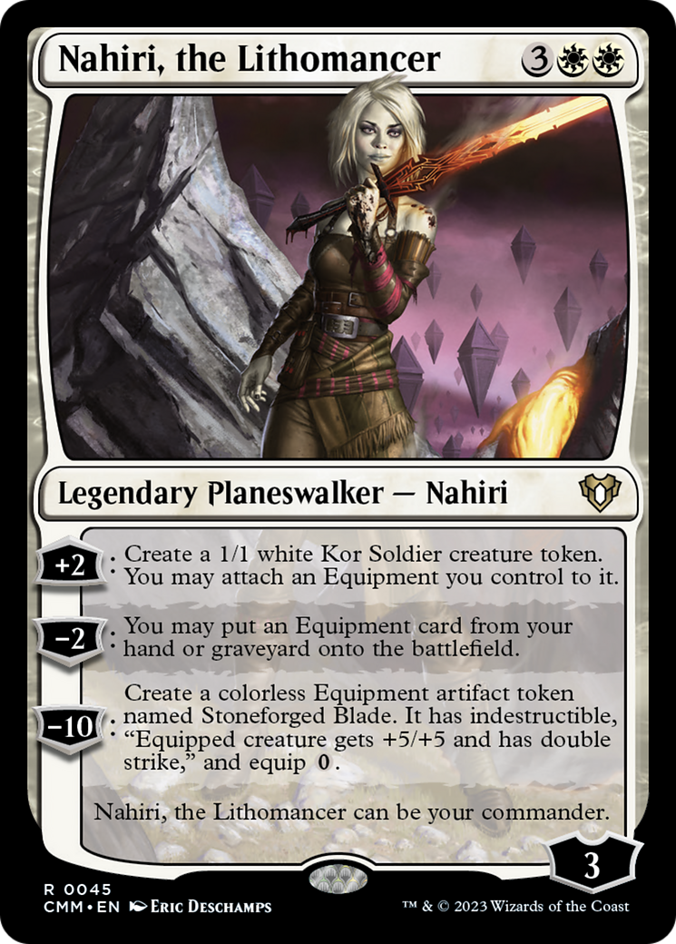 Nahiri, the Lithomancer [Commander Masters] | Gauntlet Hobbies - Angola