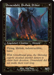 Westvale Abbey // Ormendahl, Profane Prince (Retro Frame) [Innistrad Remastered]