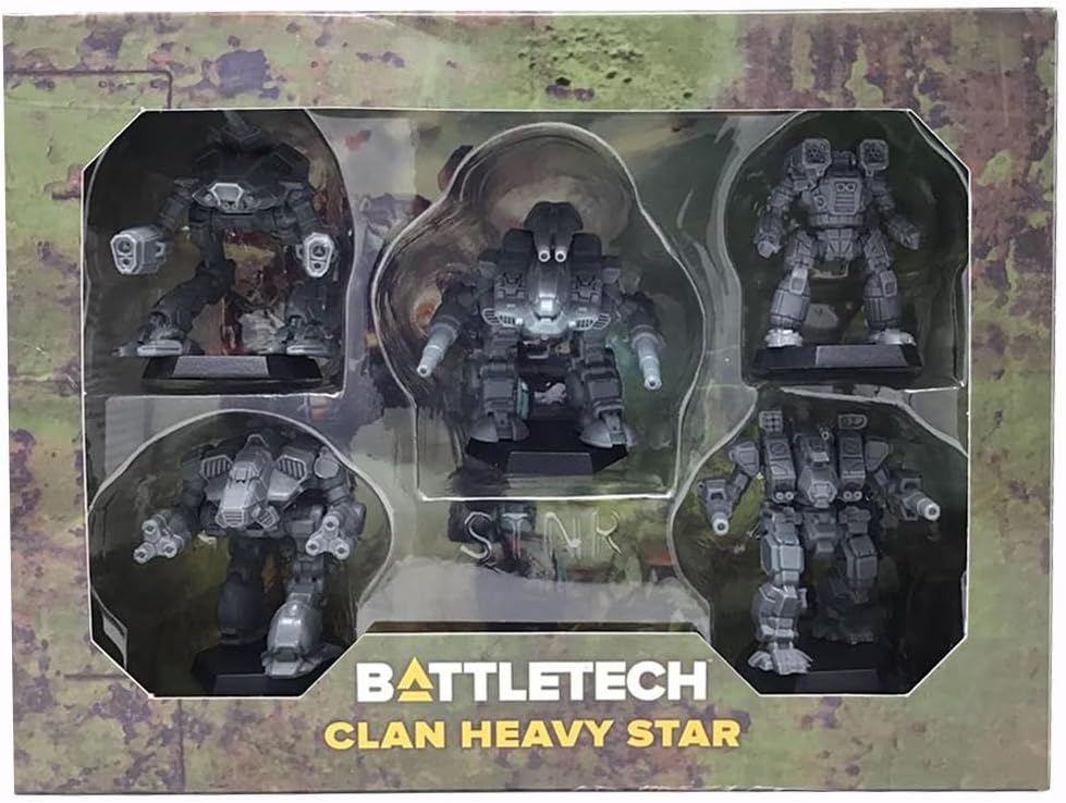 Battletech: Clan Heavy Star Mini Pack | Gauntlet Hobbies - Angola