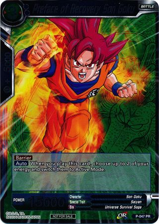 Preface of Recovery Son Goku (Event Pack 2 - 2018) (P-047_PR) [Promotion Cards] | Gauntlet Hobbies - Angola