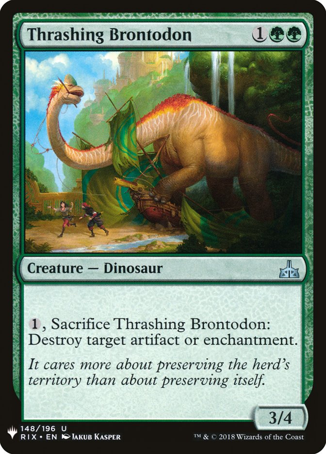 Thrashing Brontodon [Mystery Booster] | Gauntlet Hobbies - Angola