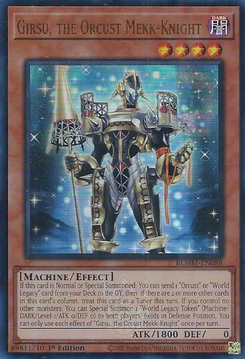 Girsu, the Orcust Mekk-Knight [BLMM-EN088] Ultra Rare