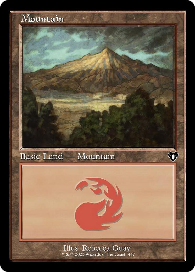 Mountain (447) (Retro) [Commander Masters] | Gauntlet Hobbies - Angola