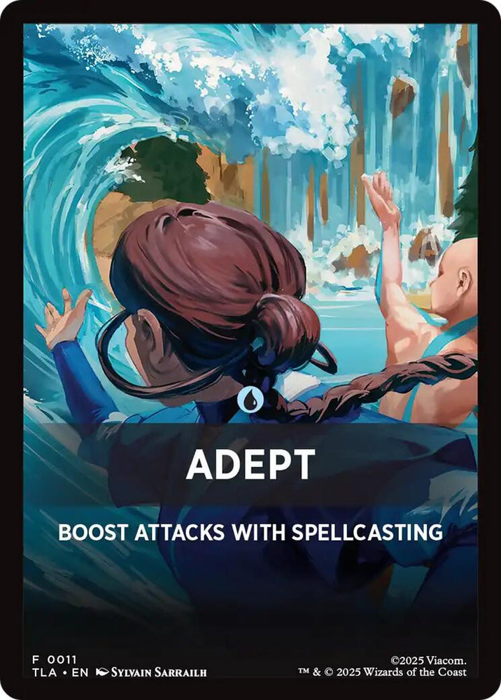 Adept Theme Card [Avatar: The Last Airbender Tokens]