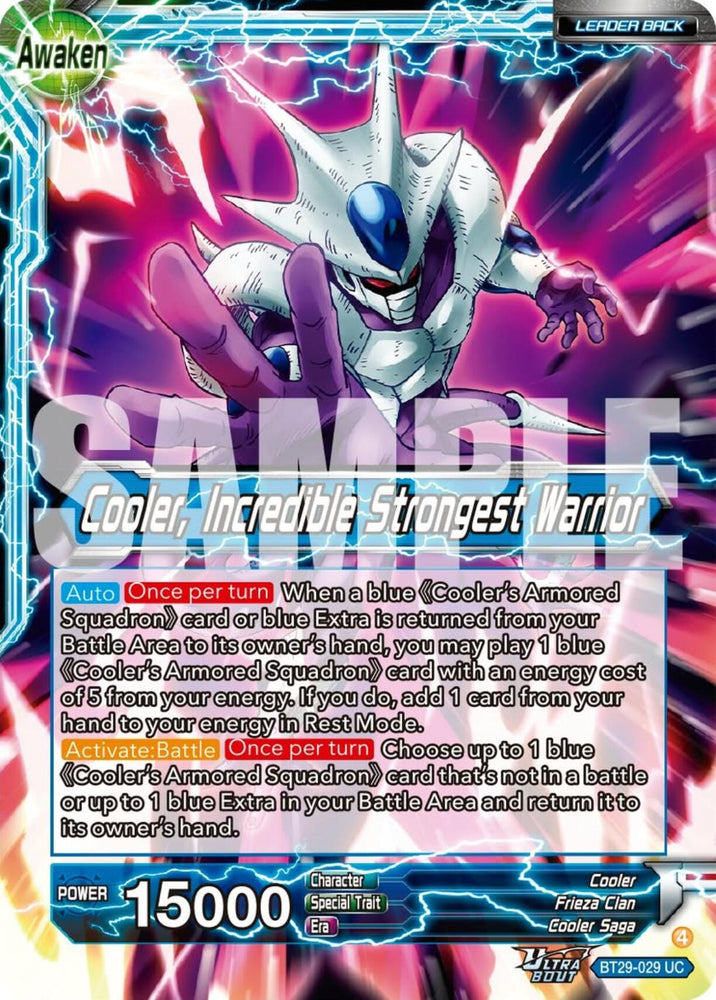 Cooler // Cooler, Incredible Strongest Warrior (BT29-029) [Fearsome Rivals]