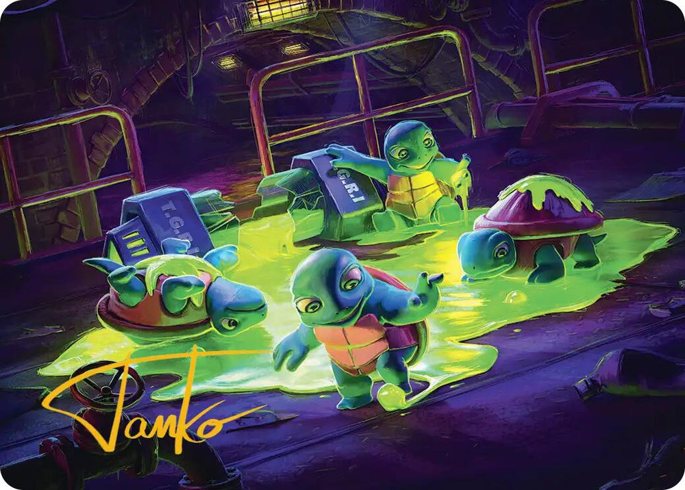 The Ooze Art Card (Gold-Stamped Signature) [Teenage Mutant Ninja Turtles Art Series]