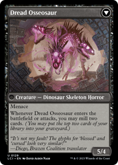 Visage of Dread // Dread Osseosaur [The Lost Caverns of Ixalan] | Gauntlet Hobbies - Angola