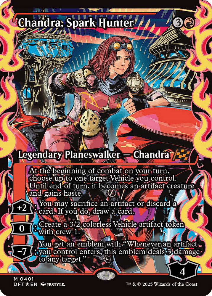 Chandra, Spark Hunter (Showcase) [Aetherdrift]