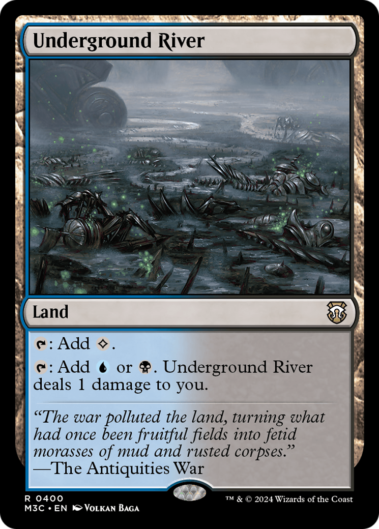 Underground River (Ripple Foil) [Modern Horizons 3 Commander] | Gauntlet Hobbies - Angola