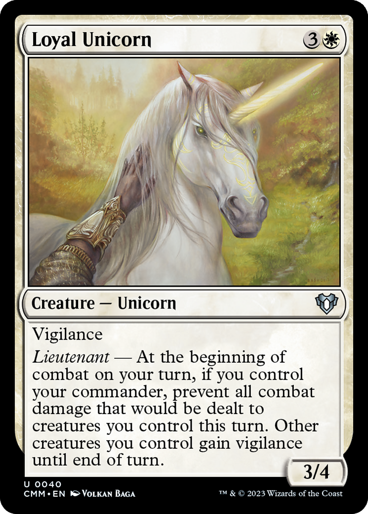 Loyal Unicorn [Commander Masters] | Gauntlet Hobbies - Angola