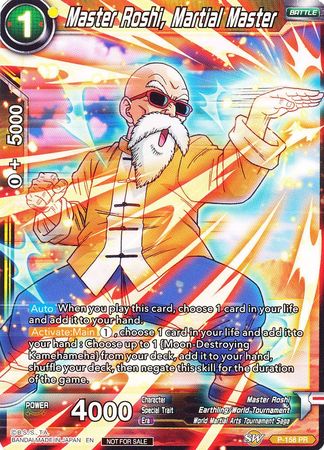 Master Roshi, Martial Master (Power Booster: World Martial Arts Tournament) (P-158) [Promotion Cards] | Gauntlet Hobbies - Angola