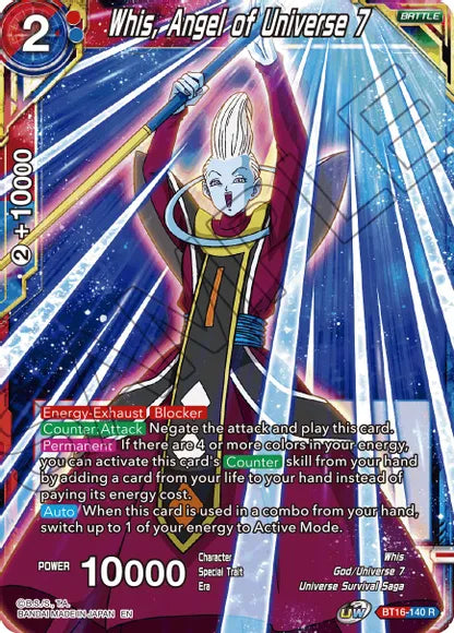 Whis, Angel of Universe 7 (BT16-140) [Realm of the Gods] | Gauntlet Hobbies - Angola