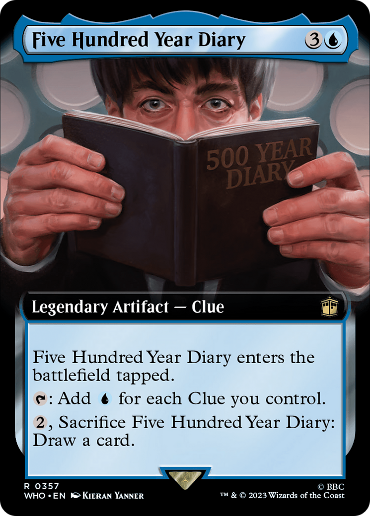 Five Hundred Year Diary (Extended Art) [Doctor Who] | Gauntlet Hobbies - Angola