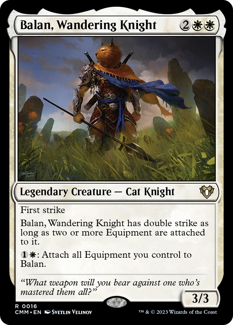 Balan, Wandering Knight [Commander Masters] | Gauntlet Hobbies - Angola