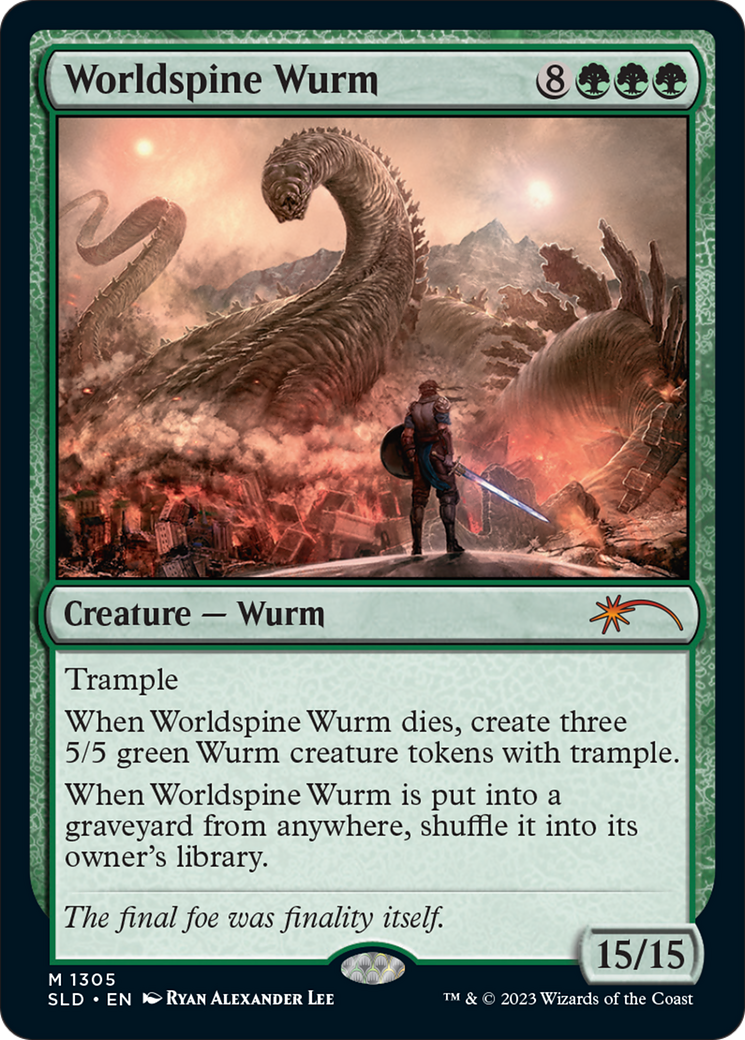 Worldspine Wurm [Secret Lair Drop Series] | Gauntlet Hobbies - Angola