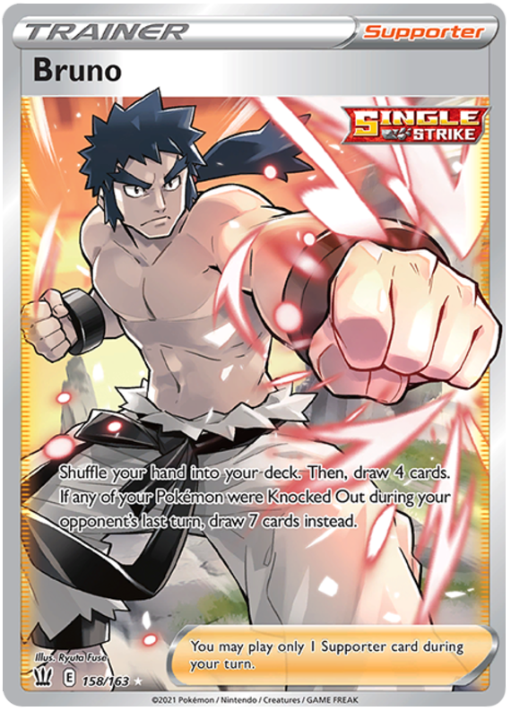 Bruno (158/163) [Sword & Shield: Battle Styles] | Gauntlet Hobbies - Angola